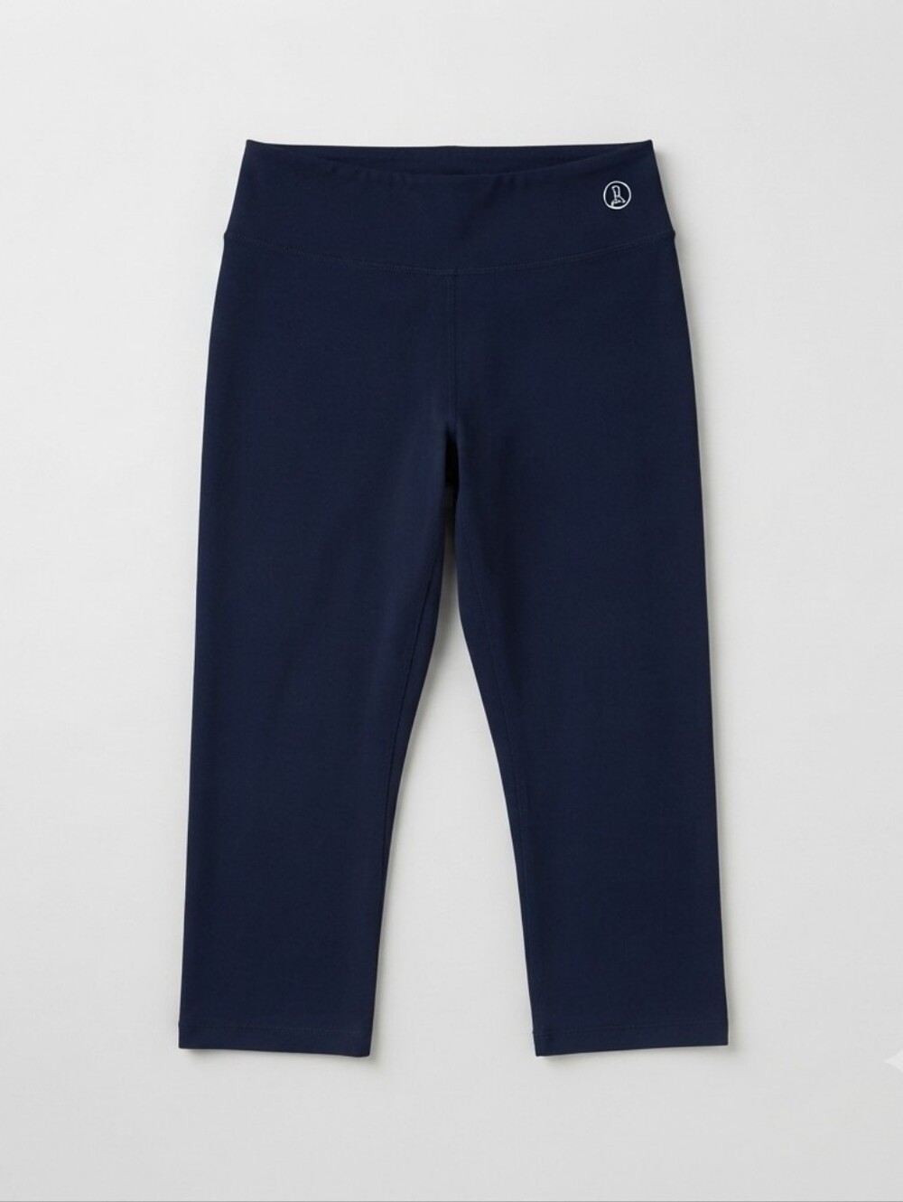 Lands End Navy Blue Athleisure Capri Leggings Active Pants